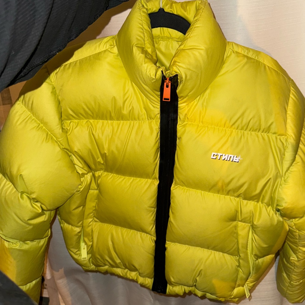 Heron Preston Bubble Cropped Puffer